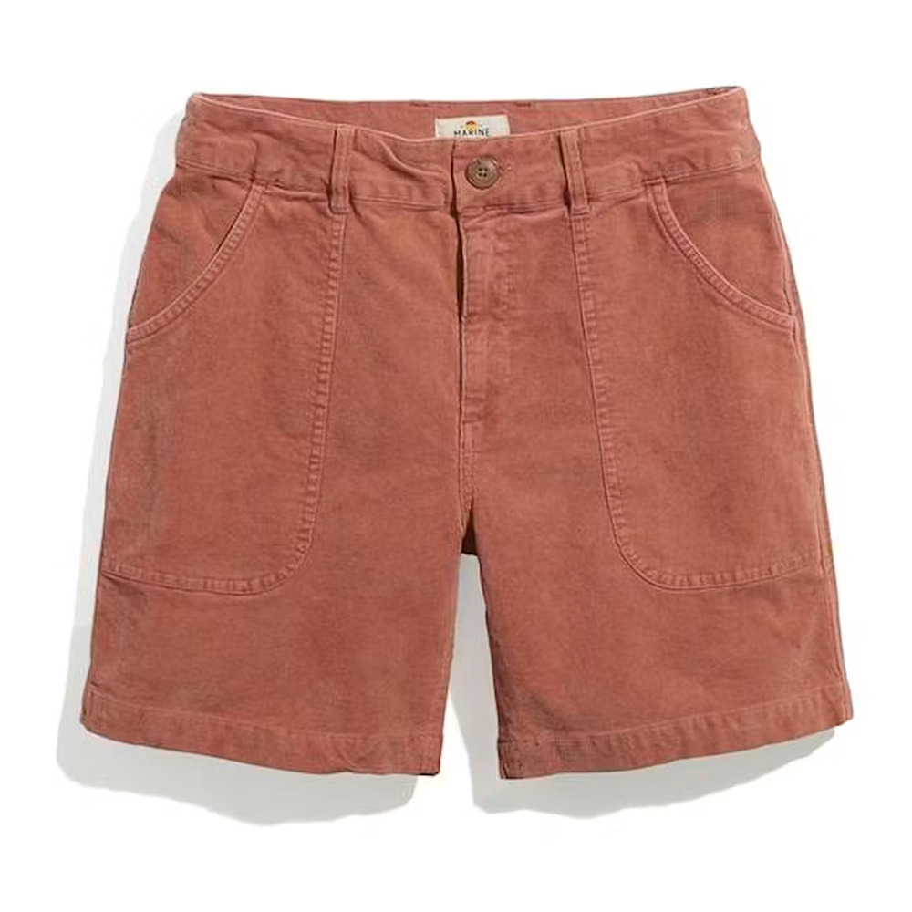 Marine Layer Mens Corduroy Walking Shorts Y2K Size 32 Coral Pink Summer A011316